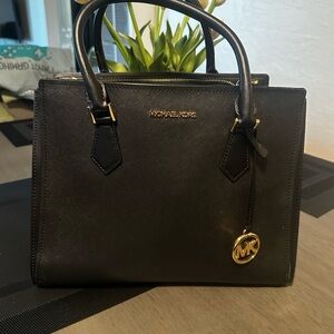 Michael Kors Black Satchel Bag